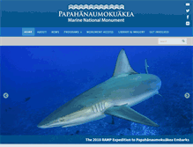 Tablet Screenshot of papahanaumokuakea.gov